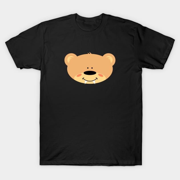 Teddy bear with Vampire Teeth T-Shirt by schlag.art